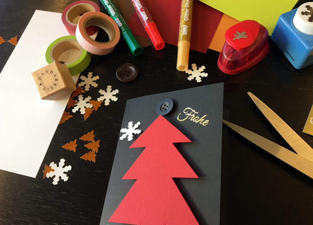 Weihnachtskarten selber basteln Blog geschenkidee.chBlog geschenkidee.ch